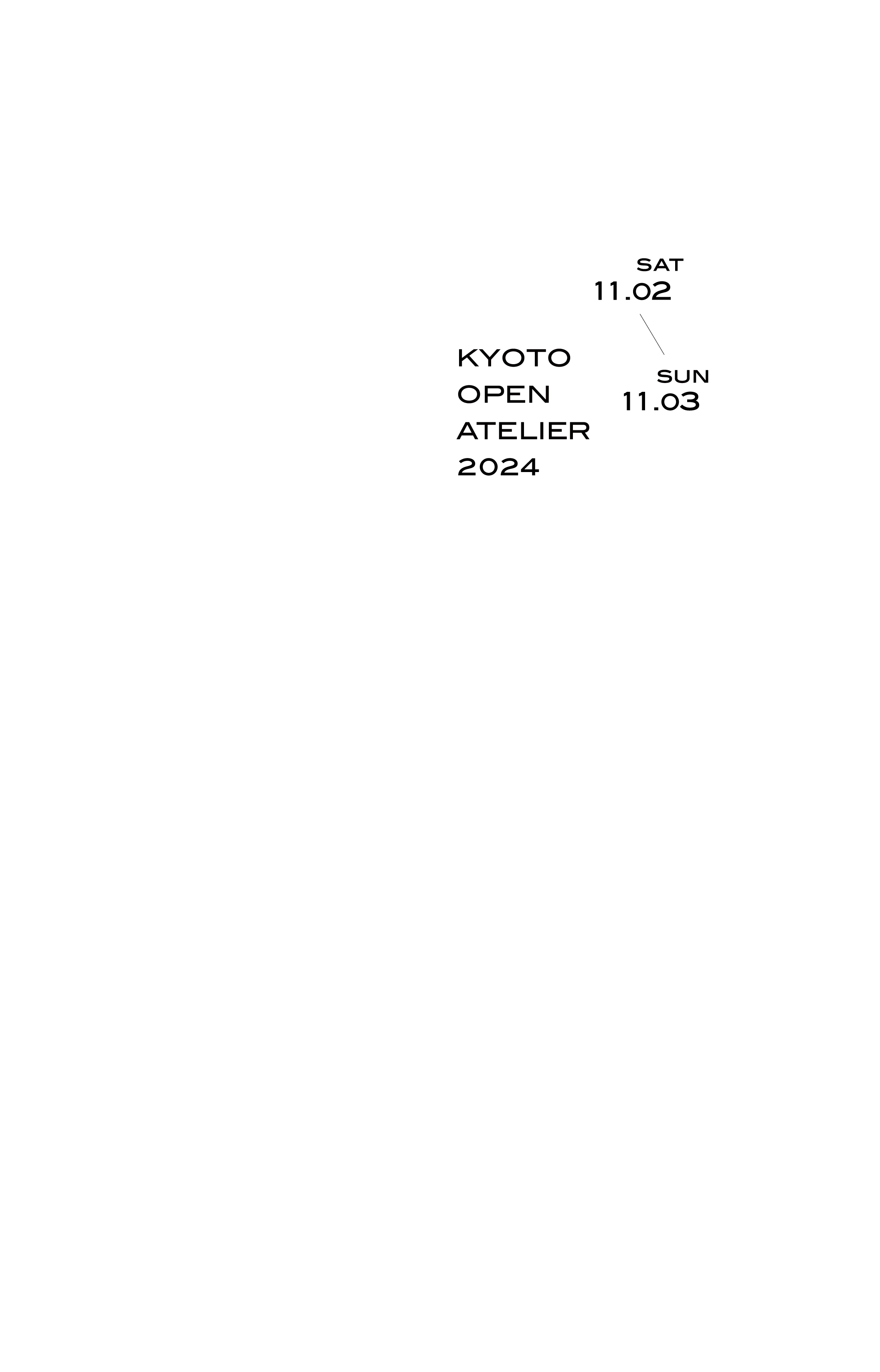 KYOTO OPEN ATELIER 2024年11月2日(土) 〜 3日(日)